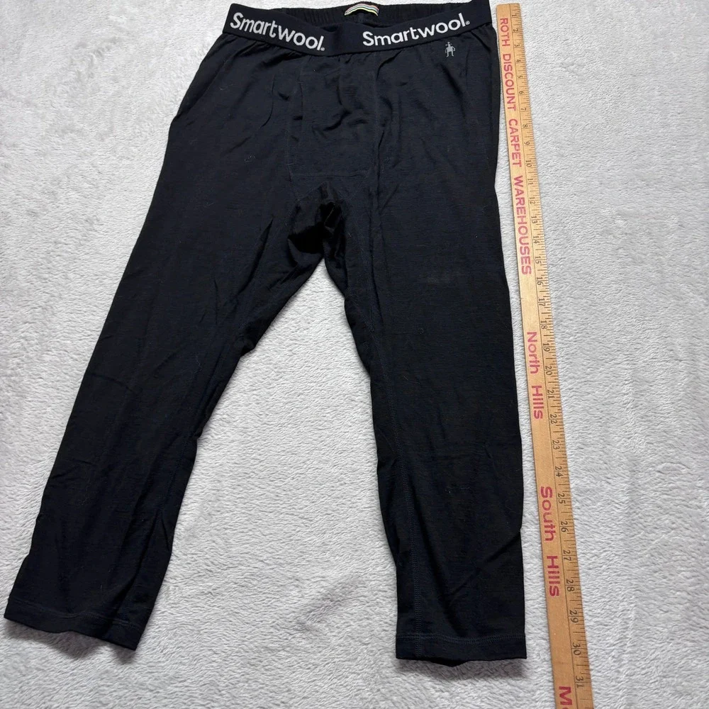 Smartwool Mens M Merino 150 Base Layer 3/4 Bottom Black SW016527